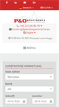 Mobile Screenshot of pandoapartments.de